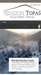 Mobile Screenshot of penzion-topas.cz